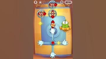 Cut The Rope Experiments 6-23 Handy Candy Walkthrough /  Solution Level Guide. 3 Stars.
