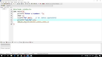C Programlama Dili Scanf Kullanımı