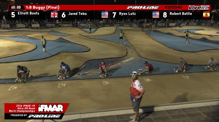 2016 IFMAR 1:8 Nitro Buggy Worlds - A-Main Final