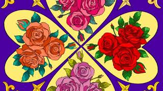 Paint By Number The Color Of Roses Coloring Page