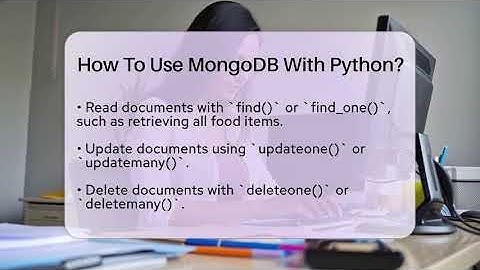 How To Use MongoDB With Python? - Emerging Tech Insider