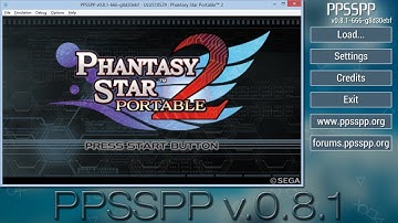 PPSSPP v0.8.1 [Phantasy Star Portable 2]