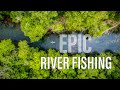 Epic kayak fishing river trip with creekfishingadventures
