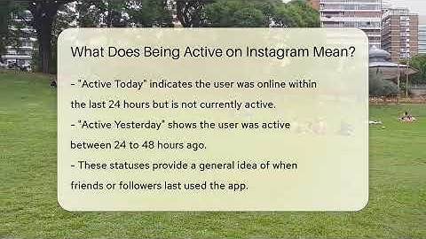 What Does Being Active on Instagram Mean? - Everyday-Networking