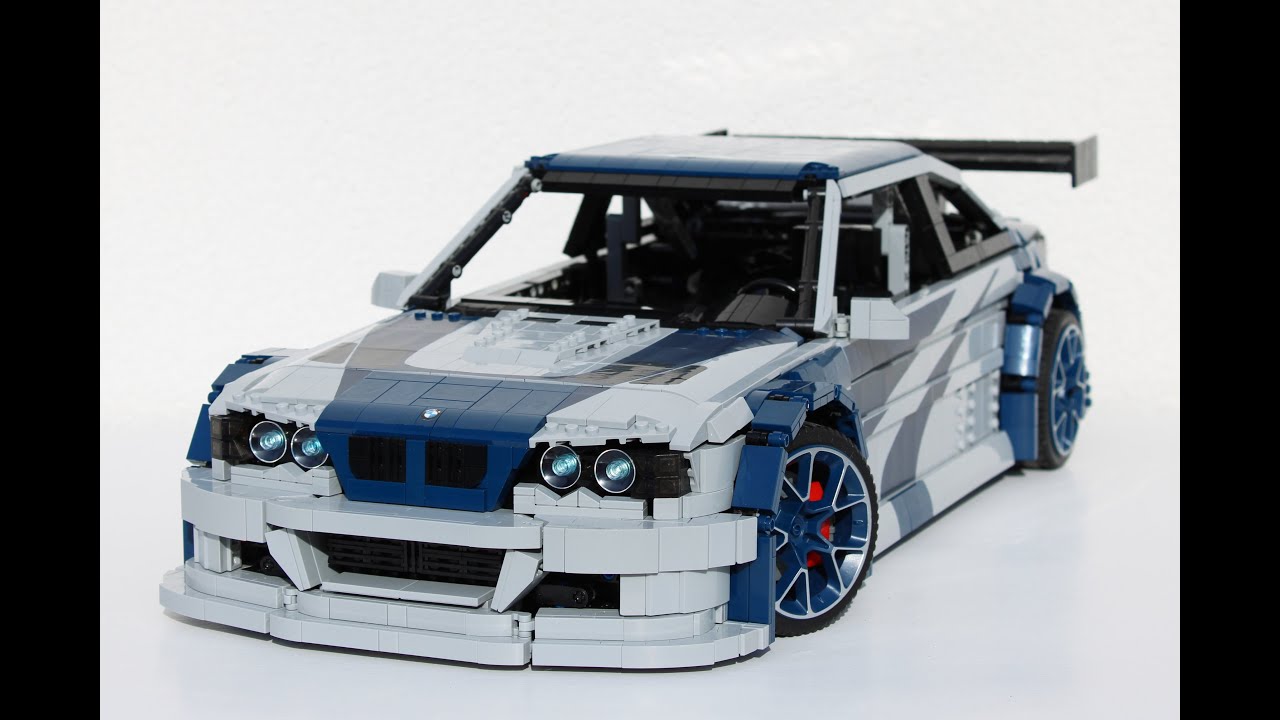 Lego MOC: BMW M3 E46 GTR Most Wanted 1:8 - RC 