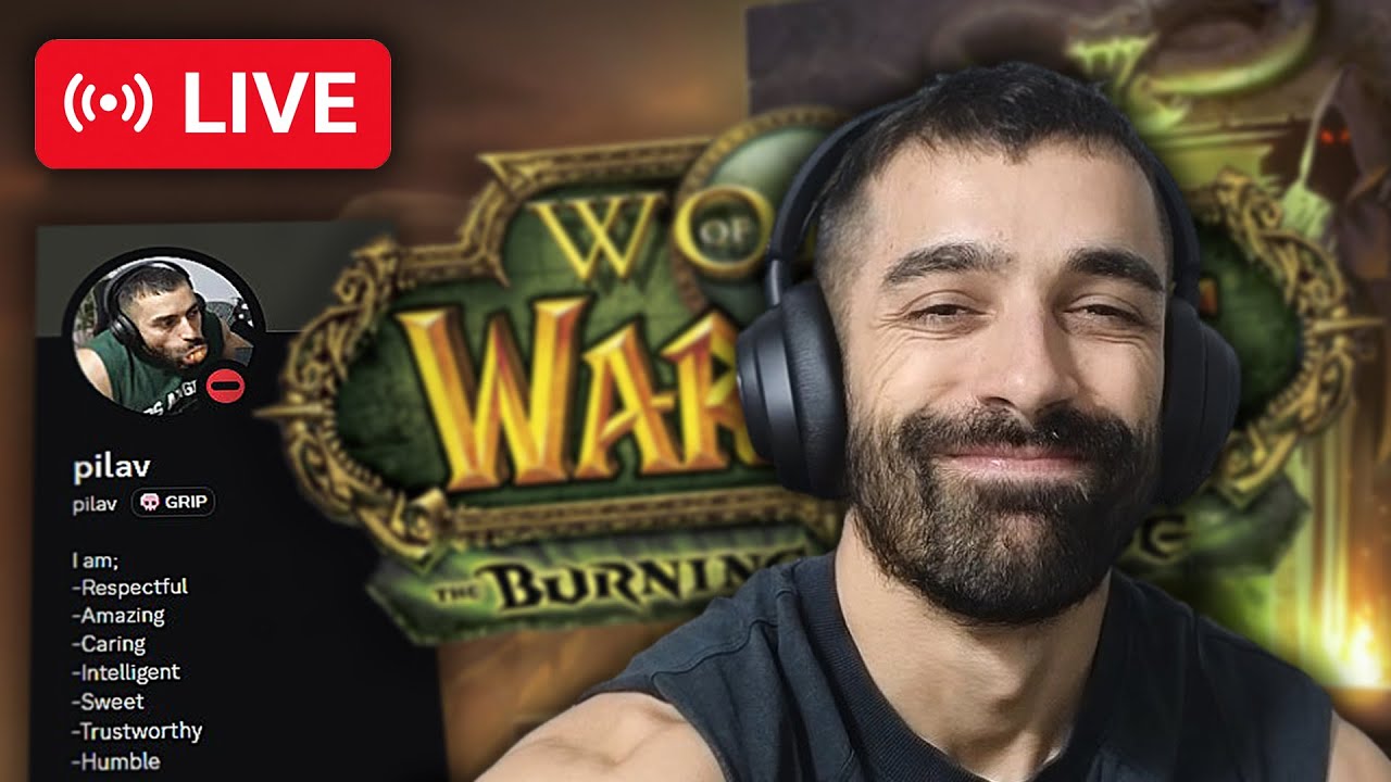 🔴The best WoW Streamer is on YT now! TBC raids tonight 7pm🔴