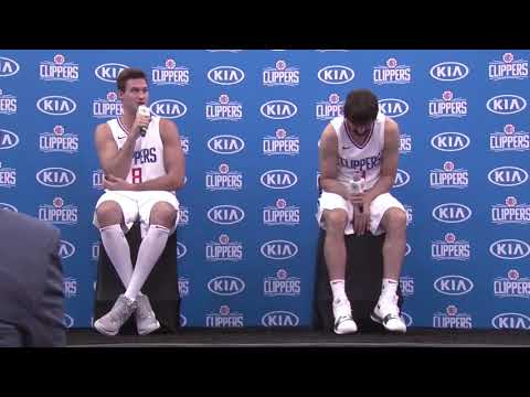 LA Clippers Media Day 2017: Danilo Gallinari and Milos Teodosic