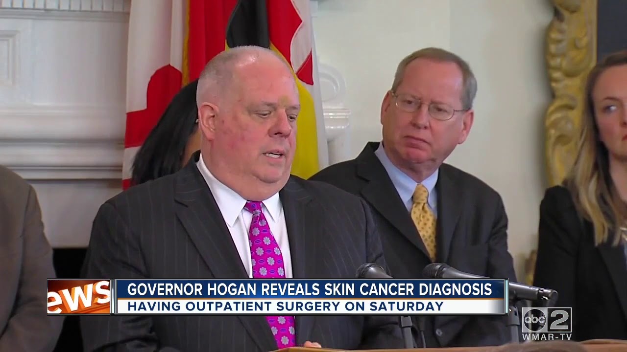 Governor Hogan reveals skin cancer diagnosis