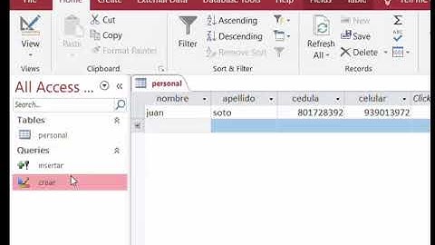 consultas basicas SQL / Base de datos/ ACCESS
