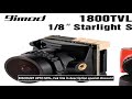 9IMOD FPV Camera 1800TVL 5MP 2.1mm 1/8 inch Starlight Sensor 5V-40V NTSC/PAL with OSD Inte