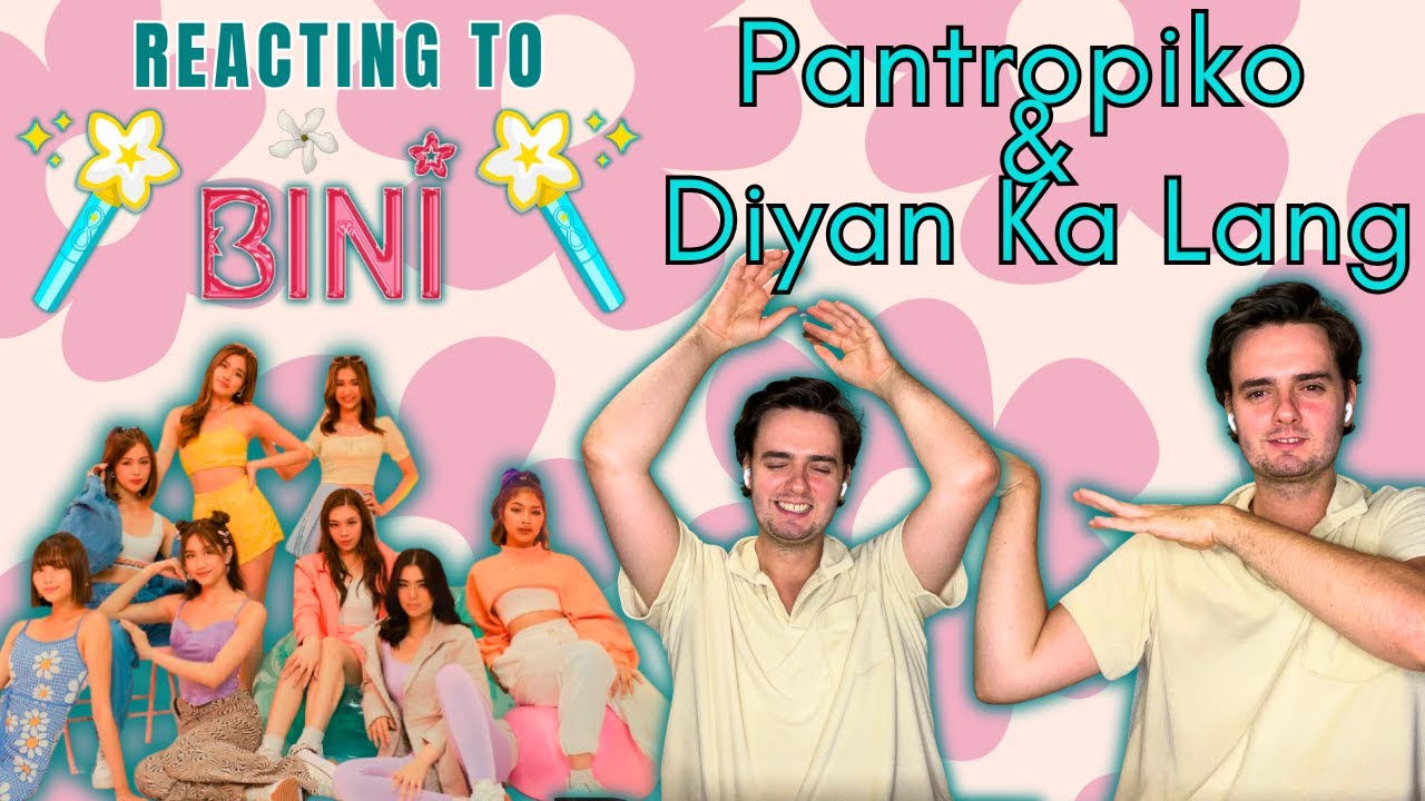 reacting to BINI – Pantropiko' & 'Diyan Ka Lang' (spin the wheel) | TWO OF MY FAVS!✨