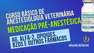 Aula 14 - MPA - Benzodiazepinas, alfa-2 ag., opiodes (Curso básico de anestesiologia veterinária)
