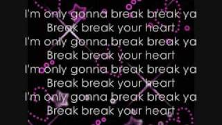 Break Your Heart Lyrics-Taio Cruz ft. Ludacris chords