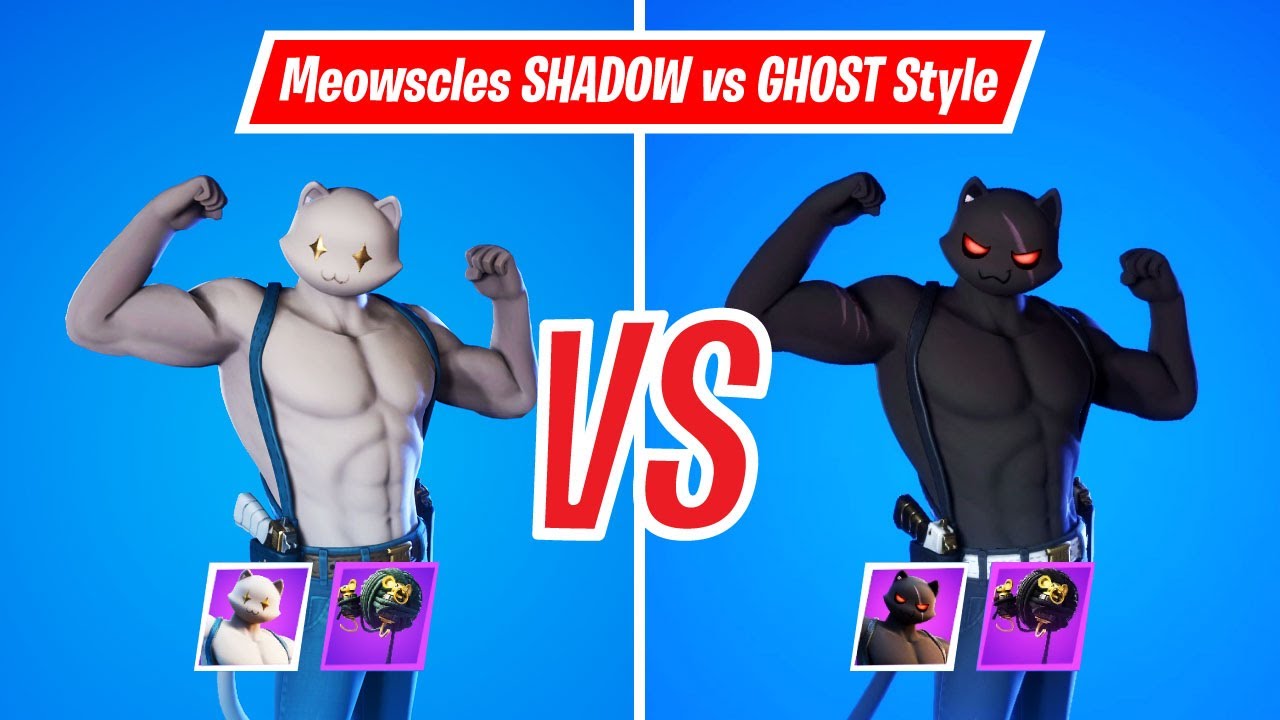 Meowscles Shadow Vs Ghost Style All Cosmetics Closer Look Which One You Choose Youtube