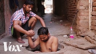 The hard life of India's illegal sewer cleaners The hard life of India's illegal sewer cleaners