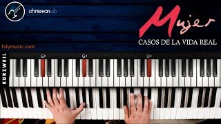 Como Tocar Mujer Casos De La Vida Real En Piano Notas Musicales Tutorial