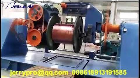 1250 Double twist stranding, double twisting buncher.