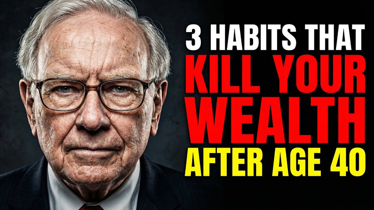 Уоррен Баффет: «3 привычки, которые губят богатство после 40» (ОЧЕНЬ ВАЖНО)