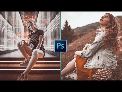 Brown Color Grading Effect in Photoshop | CAMERA RAW FILTER | Photoshop Tutorial ()