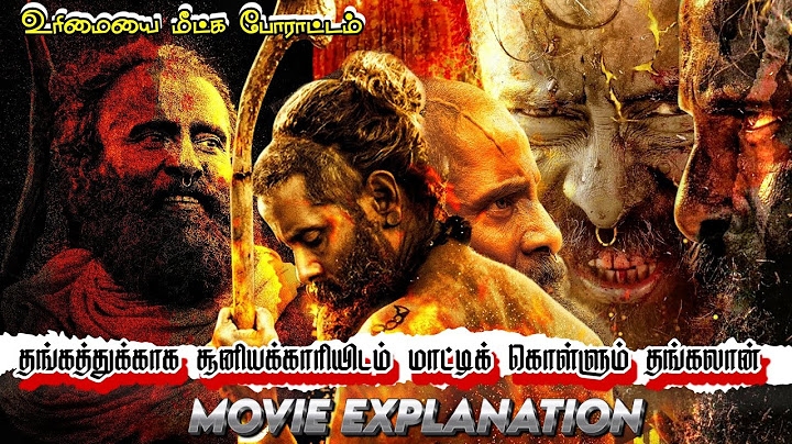 Thangalaan Movie Explained Story & Review / Vikram / Tamil Movies / Explain Tamil