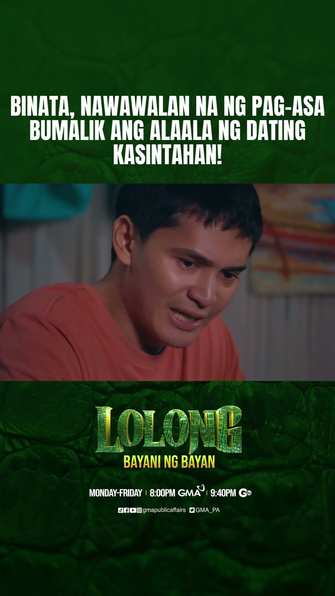Binata, nawawalan na ng pag-asa bumalik ang alaala ng dating kasintahan! | Lolong 2