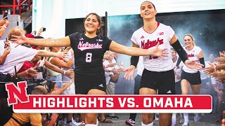 Huskers Set World Record for Attendance | Nebraska vs. Omaha | Big Ten Volleyball | August 30, 2023