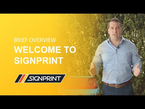 Welcome to the SignPrint Portal
