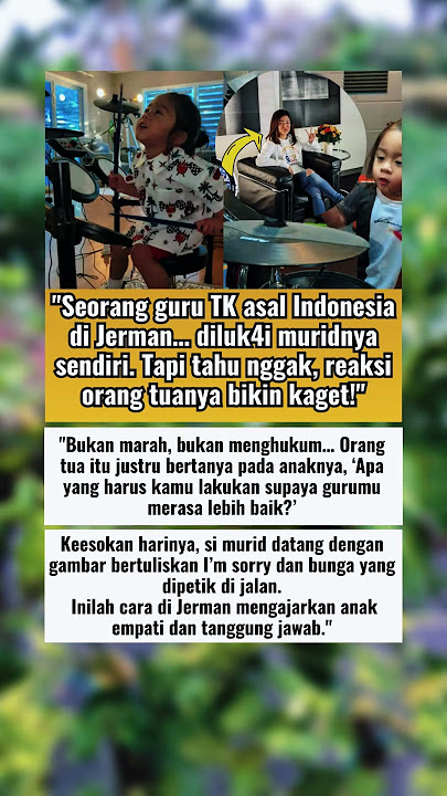🇮🇩 WNI Guru TK di Jerman Dilukai Muridnya, Respon Orang Tua Bikin Kaget!