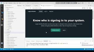 Login Activity Monitor & Account Lockout System | Node.js, Express, SQLite Web Project