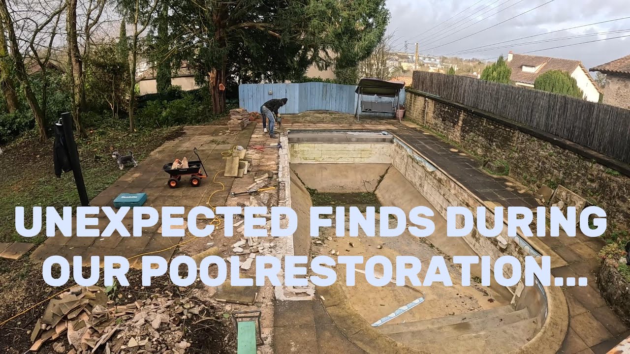 Unexpected finds during our pool restoration 