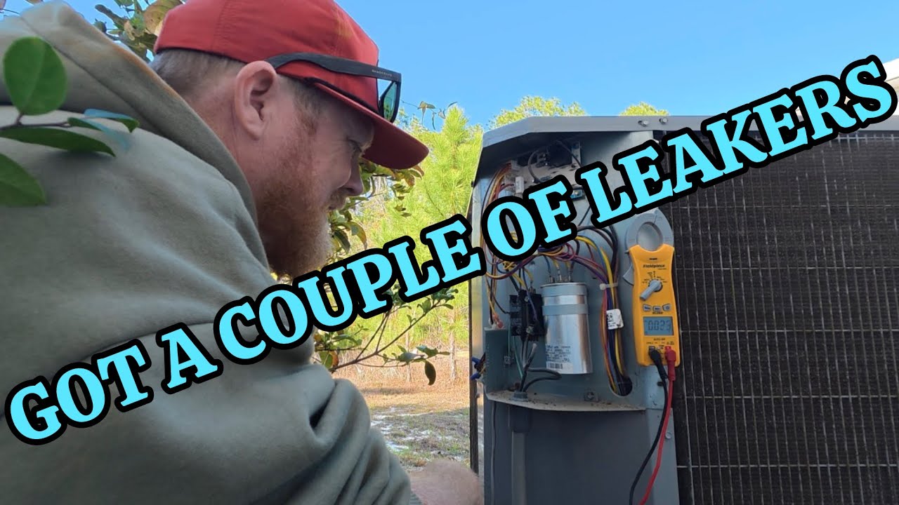 shot a couple leakers today!! HVAC | FLORIDA | refrigerant leaks 
