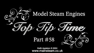 Thumbnail for MODEL STEAM ENGINES - TOP TIP TIME - PART #58