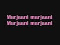 Marjaani with Lyrics ~ Billu Barber Mp3 Song