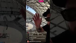 Ben says hello from Marseille (Instagram Live - 15/07/23)