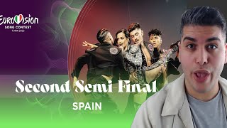 Chanel - SloMo - LIVE - Spain 🇪🇸 - Second Semi-Final - Eurovision 2022 REACTION | TEPKİ