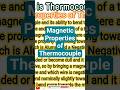 Magnetic Properties of Thermocouple #InstrumentAcademy
