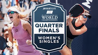 Anna Leigh Waters v Mary Brascia at the Jenius Bank Pickleball World Championships