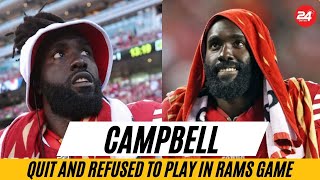 Here's Why De'Vondre Campbell Quit and Refused to Play in Rams Game