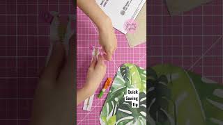 Quick Sewing Tip 🧵 Super Glue + Zipper