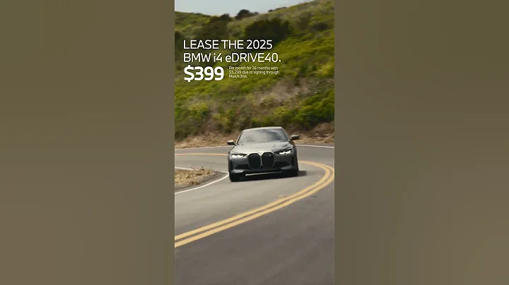 Lease the 2025 BMW i4 eDRIVE40 for Just $399/Month!
