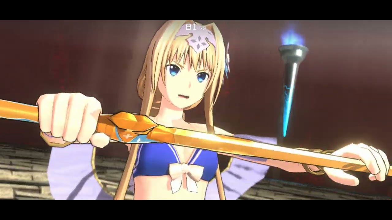 SAOVS　プー・ザ・ネガティブ戦　《輝く波に揺れて》アリス1人だけでレッツチャレンジ！