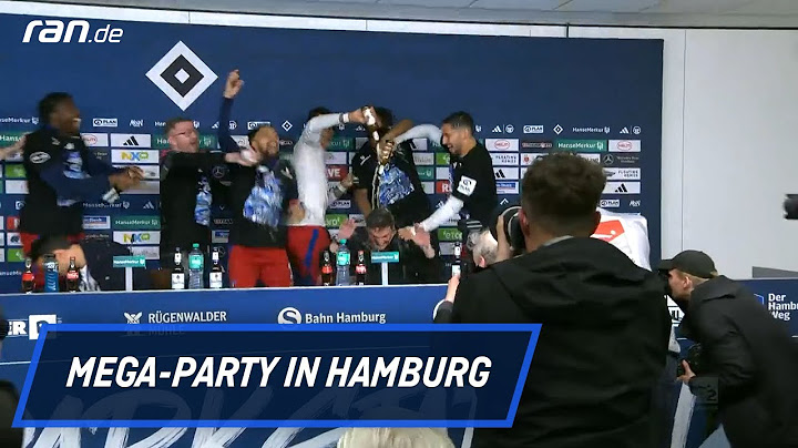 HSV: Mega-Party nach Aufstieg - Spieler crashen Polzin-PK