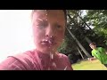 Bloopers of water trick shots