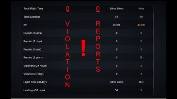 Infinite Flight / REAL PILOT / 0 Reports & 0 Violations (Note The Information)