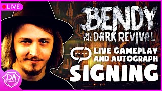 BENDY VOICE CAST LIVE GAMEPLAY & AUTOGRAPH SIGNING!