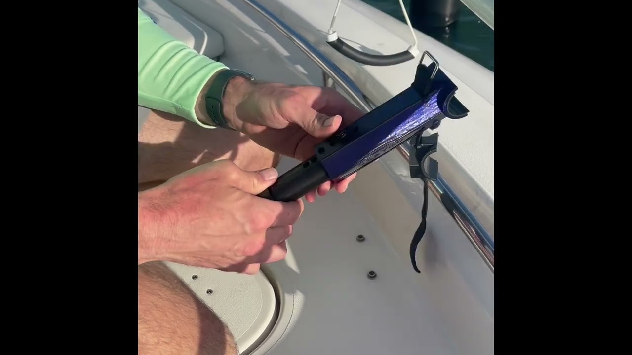 StaYmo Deck Series trolling motor stabilizer/shock absorber