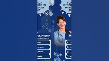 Introduction to Biology (C190)#Biology #WGU #C190 #BiologyPracticeQuestions #ScienceEducation#ulosca