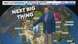 Mild mannered pattern with warmer temps locks in thru week ahead