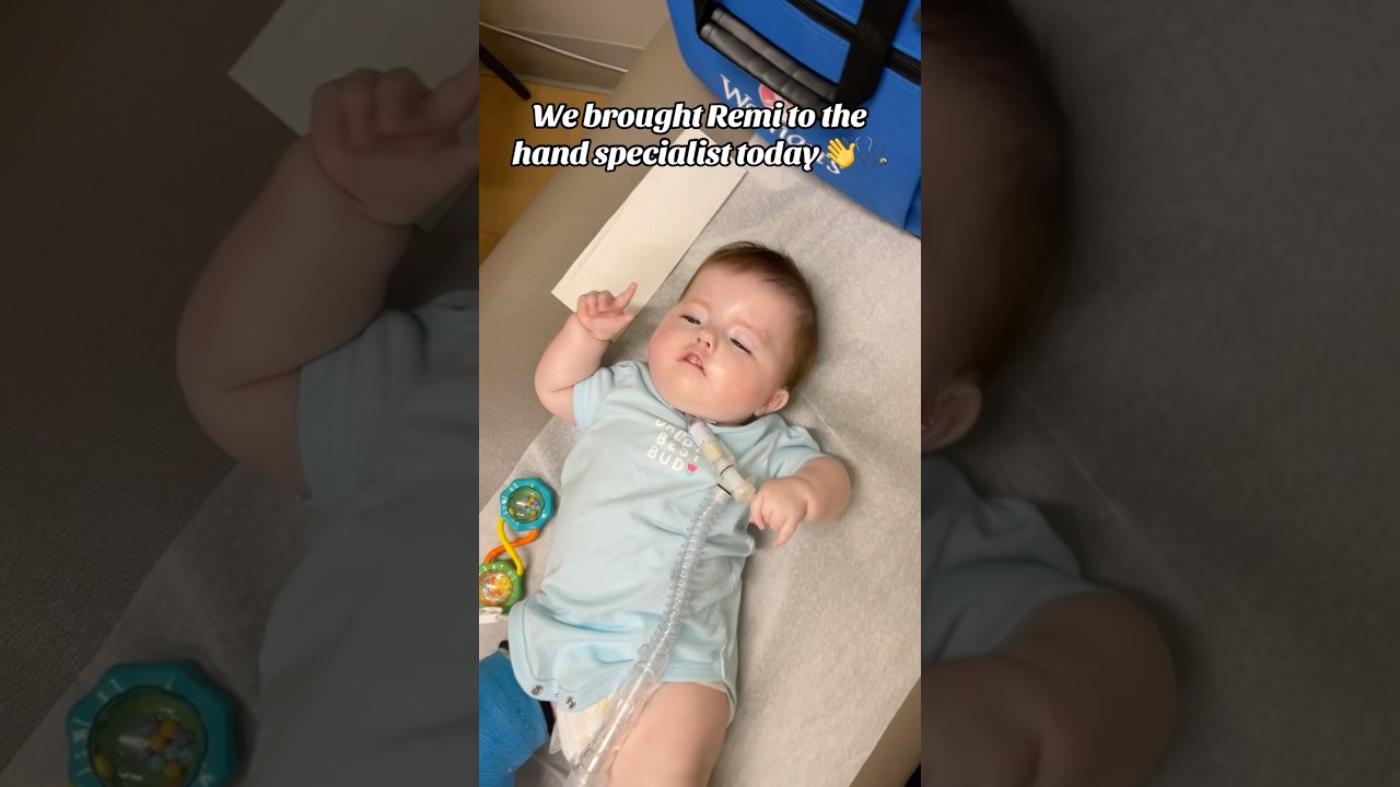 We brought Remi to the hand specialist today 👋🩺  