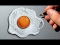 Comment dessiner un œuf au plat réaliste [Tutoriel]